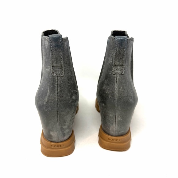 EUC Sorel Women's Joan of Arctic Wedge III Chelsea Boot Size 6.5 - Picture 8 of 9